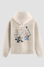 Moletom Cat & Mouse Onfight Moletons engraçados OnFight P Off White 