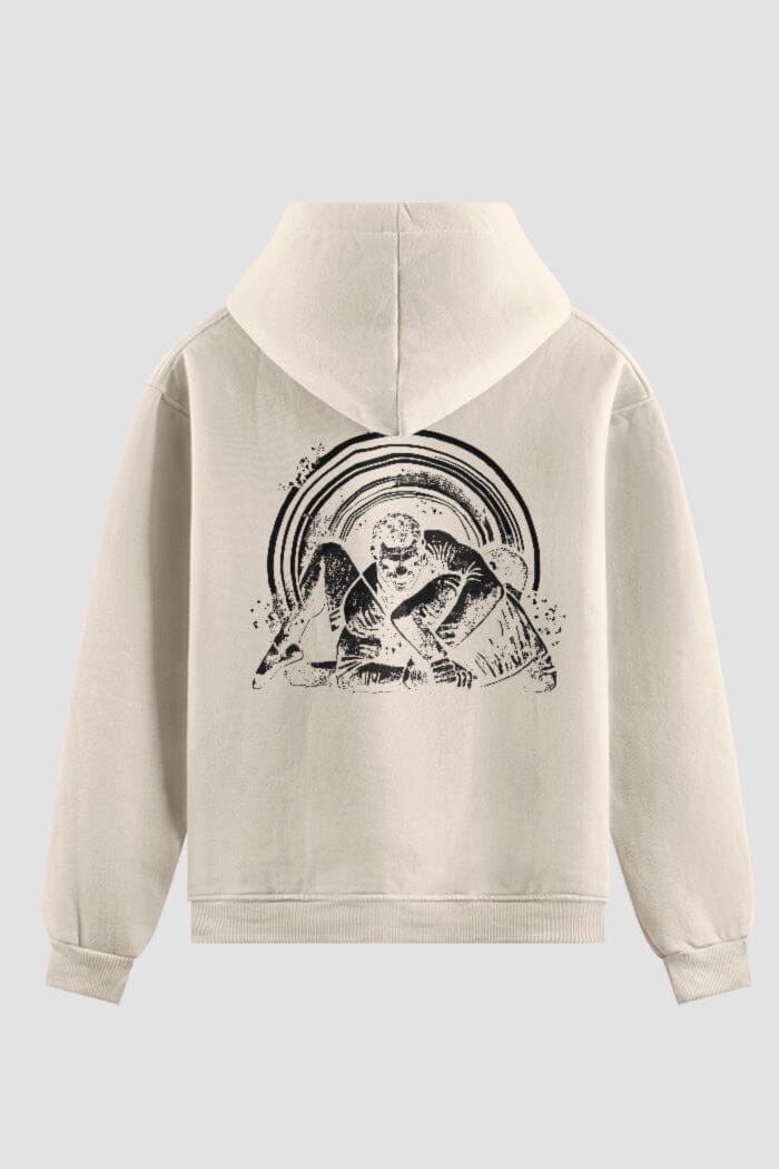 Moletom Jiu-Jitsu Classic Grapple Moletom jiu-jitsu OnFight P Off White 