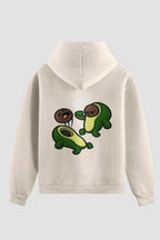 Moletom KO Avocado Onfight Moletons engraçados OnFight P Off White 