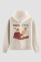 Moletom Santa vs Krampus Onfight Moletons engraçados OnFight P Off White 
