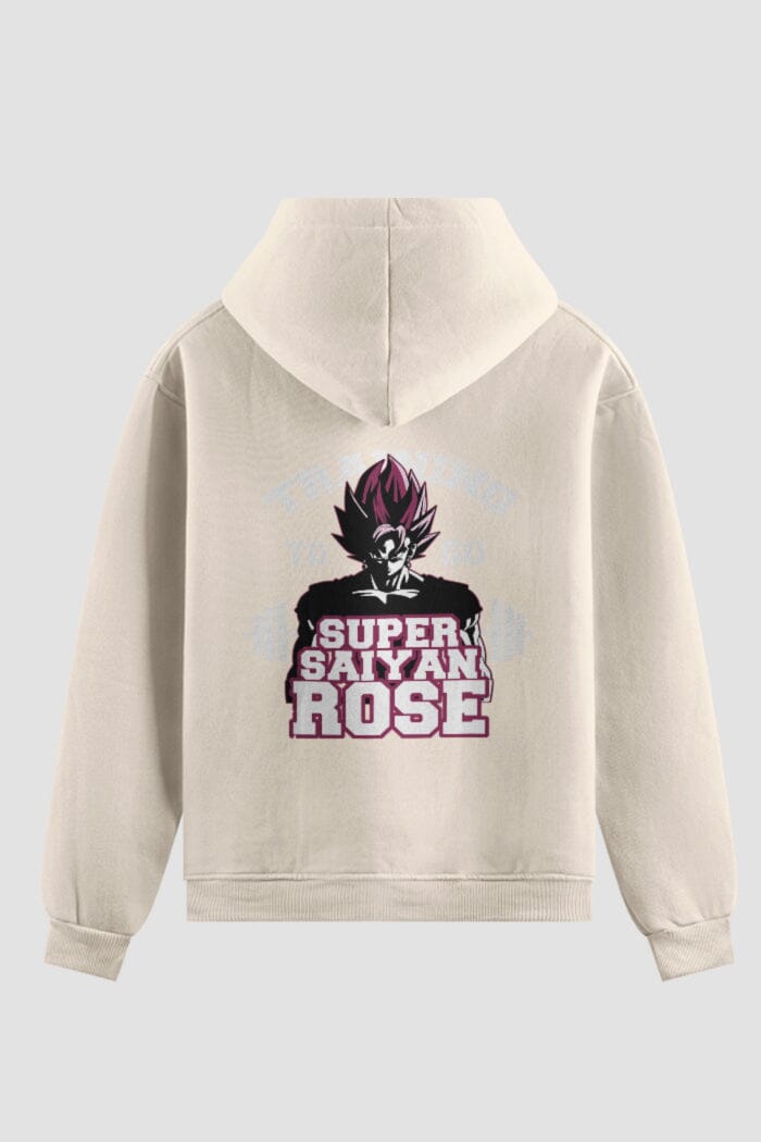 Moletom Super Saiyan Rose Onfight Moletons engraçados OnFight P Off White 