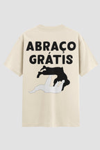 Camiseta Oversized Jiu-Jitsu Abraço grátis