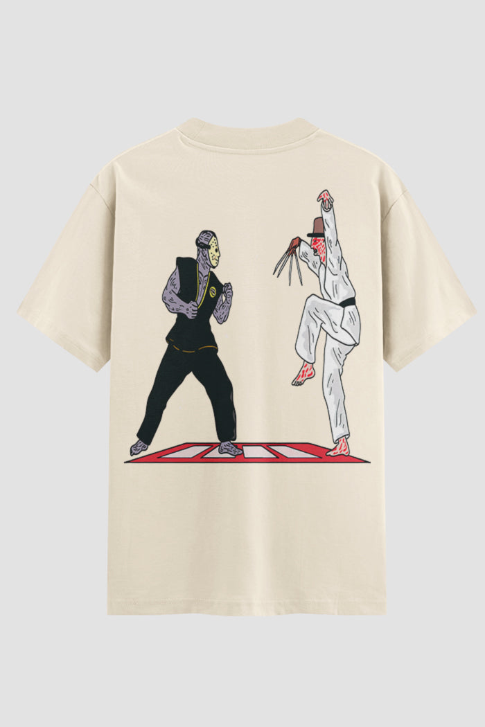 Camiseta Oversized Jason vs Freddy