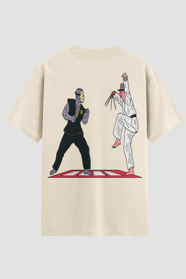 Camiseta Oversized Jason vs Freddy