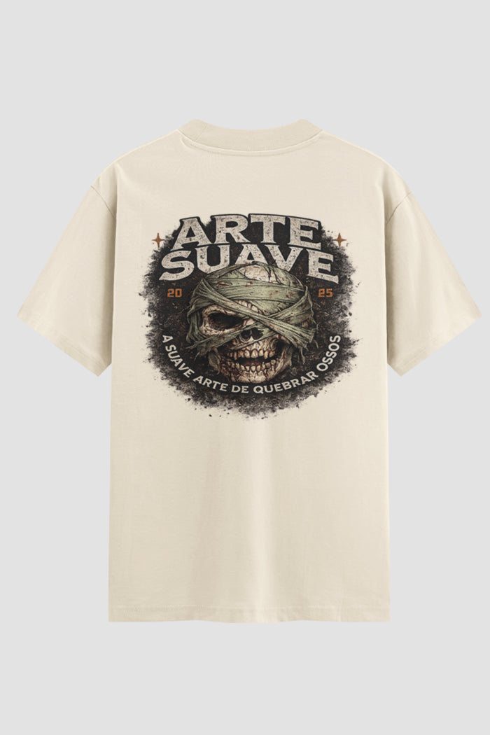 Camiseta Oversized Jiu-Jitsu Ossos & Técnica