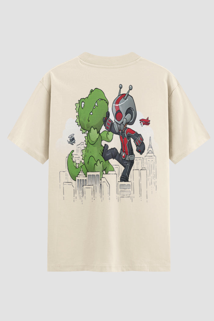 Camiseta Oversized Gator vs Ant-Man