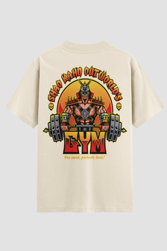 Camiseta Oversized Shao Kahn's Gym