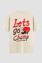Camiseta Oversized boxe Lest go champ