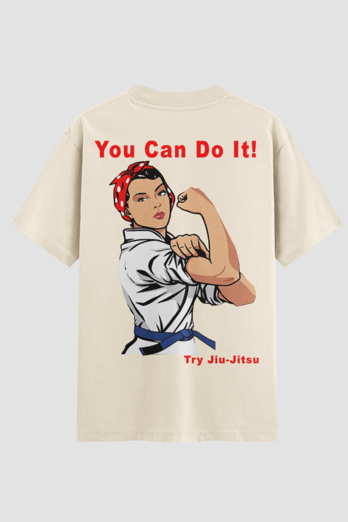 Camiseta Oversized feminina You Can Do It