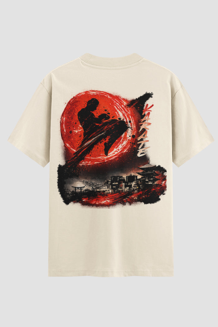 Camiseta oversized Karate Bushido Strike