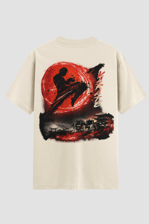 Camiseta oversized Karate Bushido Strike
