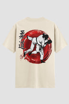 Camiseta Oversized Judo Red Sun