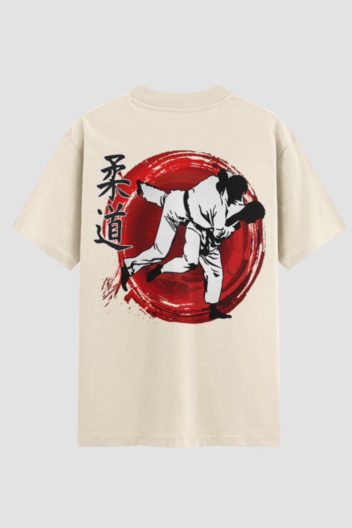 Camiseta Oversized Judo Red Sun