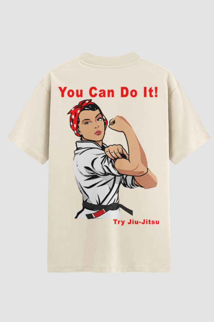 Camiseta Oversized feminina You Can Do It