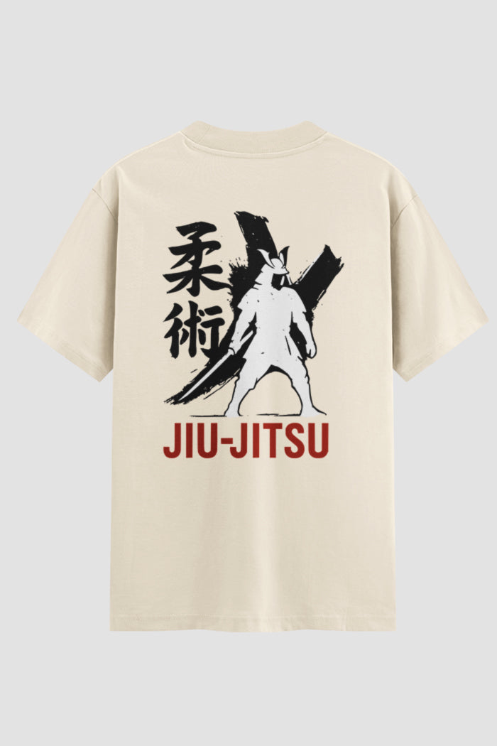 Camiseta Oversized Jiu-Jitsu Bushido Samurai