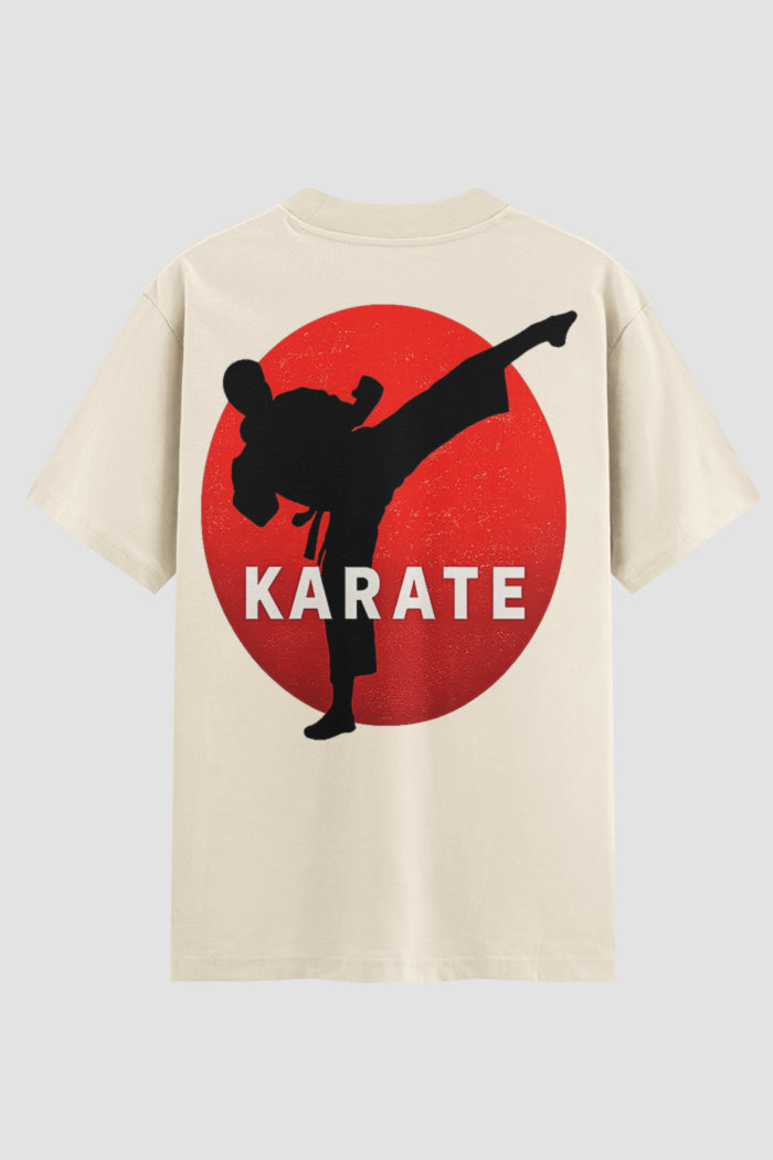 Camiseta oversized Karate Rising Sun