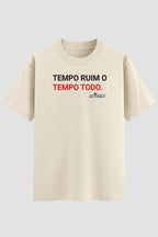 Camiseta Oversized Jiu-Jitsu Tempo ruim o tempo todo
