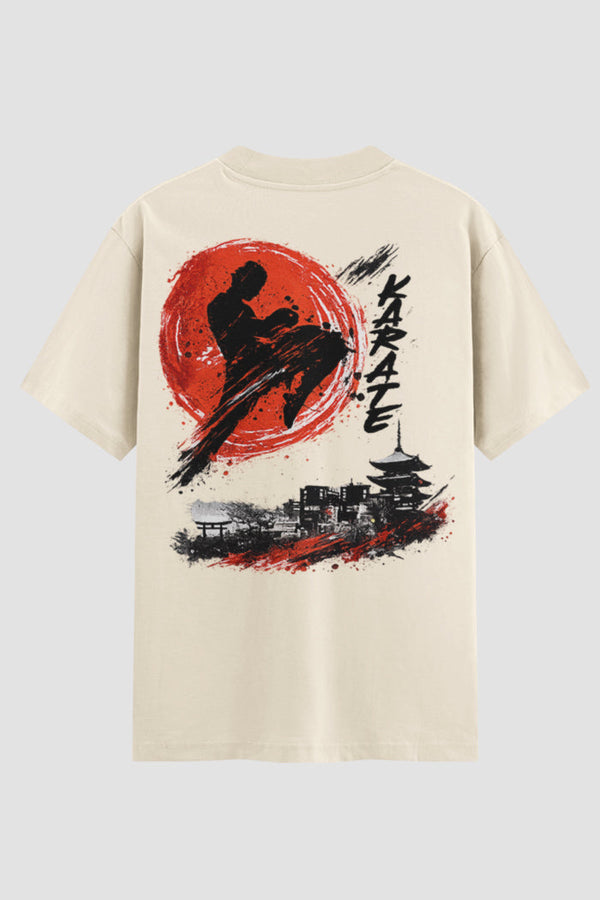 Camiseta oversized Karate Bushido Spirit
