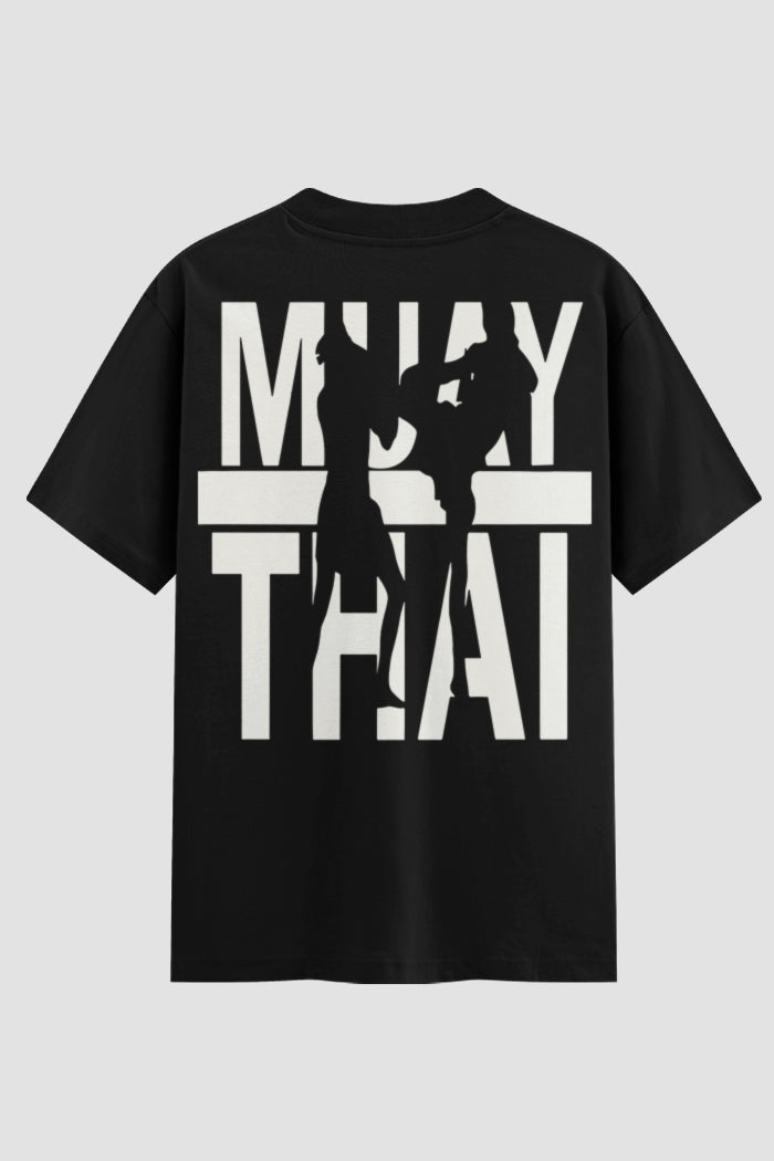 Camiseta Oversized Muay Thai Block Strike