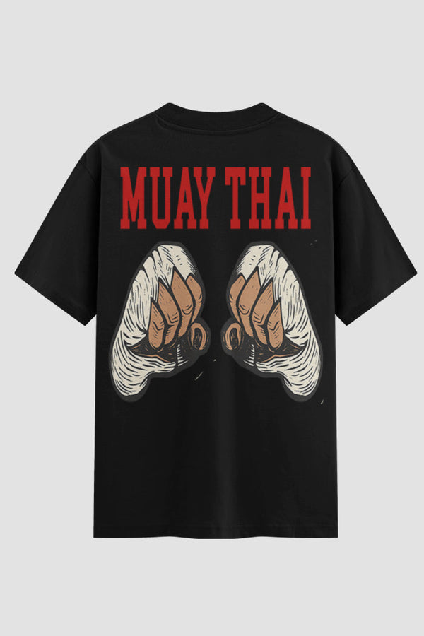 Camiseta Oversized Muay Thai Knuckles
