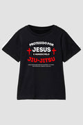 Camiseta infantil jiu-jitsu Protegido por Jesus