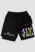 Short de compressão 2 em 1 jiu-jitsu Oss Vertical Jiu-Jitsu shorts Jiu-jitsu OnFight 