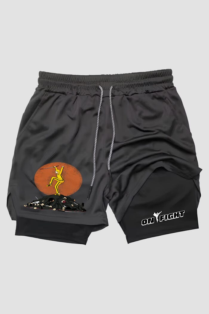 Short de compressão 2 em 1 karate Kill shorts Karate OnFight 