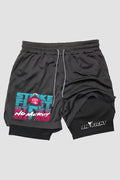 Short de compressão 2 em 1 karate strik First shorts Karate OnFight 
