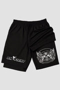Short de compressão 2 em 1 MMA Angel Champion shorts MMA OnFight 