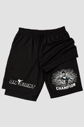 Short de compressão 2 em 1 MMA Champion shorts MMA OnFight 