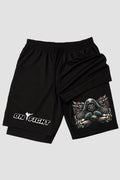 Short de compressão 2 em 1 MMA Demon Skull Mma shorts MMA OnFight 