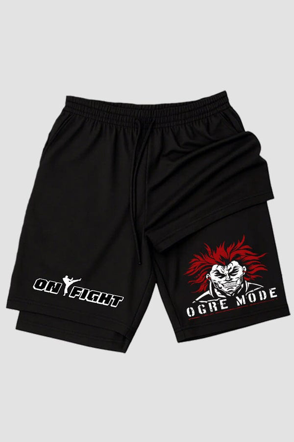 Short de compressão 2 em 1 MMA Ogre Mode