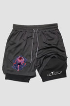 Short de compressão Muay Thai 2 em 1 Evil Ryu Spirit shorts Muay thai OnFight 