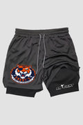 Short de compressão Muay Thai 2 em 1 Sagat’s Tiger Championship shorts Muay thai OnFight 