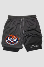 Short de compressão Muay Thai 2 em 1 Sagat’s Tiger Championship shorts Muay thai OnFight 