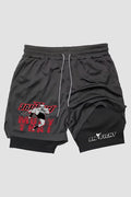 Short de compressão Muay Thai 2 em 1 Thai Heritage shorts Muay thai OnFight 