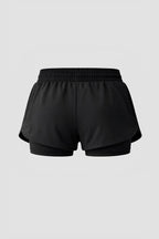Short de compressão 2 em 1 feminino jiu-jitsu Abraço grátis