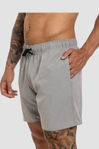 Short Masculino Moda Praia Tactel Secagem Rápida Liso com Bolsos – Onfight Elastano OnFight 