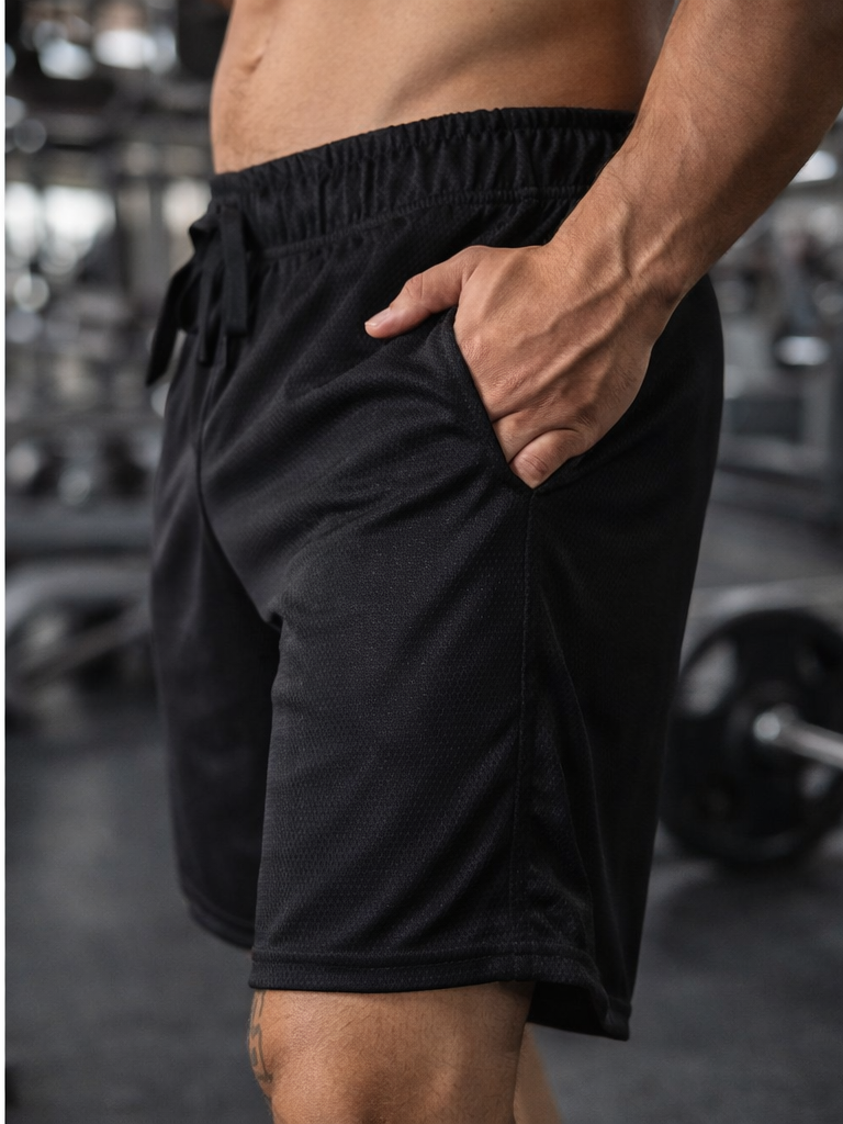 Bermuda Masculina Dry Fit de Academia com Elastano – Conforto e Performance